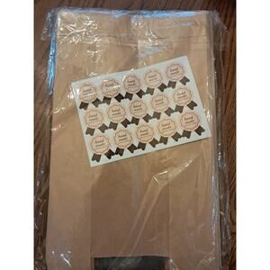 30 bread/pastry bags with stickers